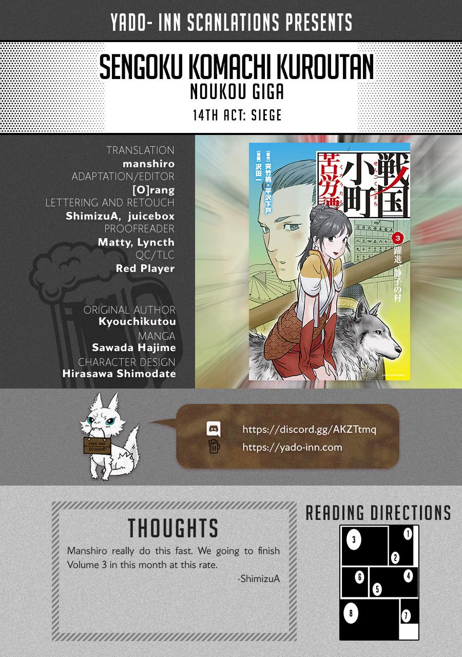Sengoku Komachi Kuroutan: Noukou Giga Chap 14 - Next Chap 15