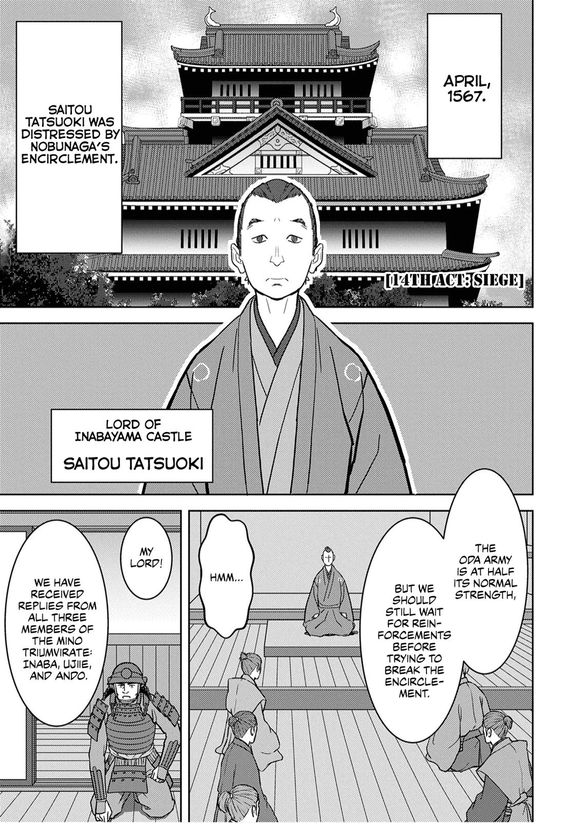 Sengoku Komachi Kuroutan: Noukou Giga Chap 14 - Next Chap 15