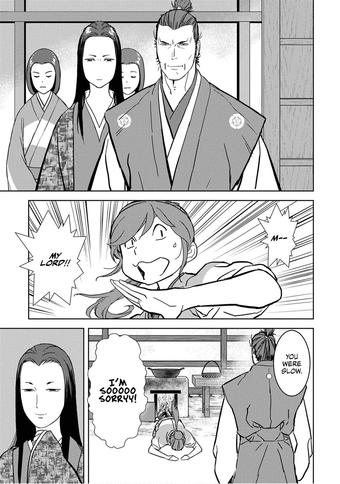Sengoku Komachi Kuroutan: Noukou Giga Chap 15 - Next Chap 16