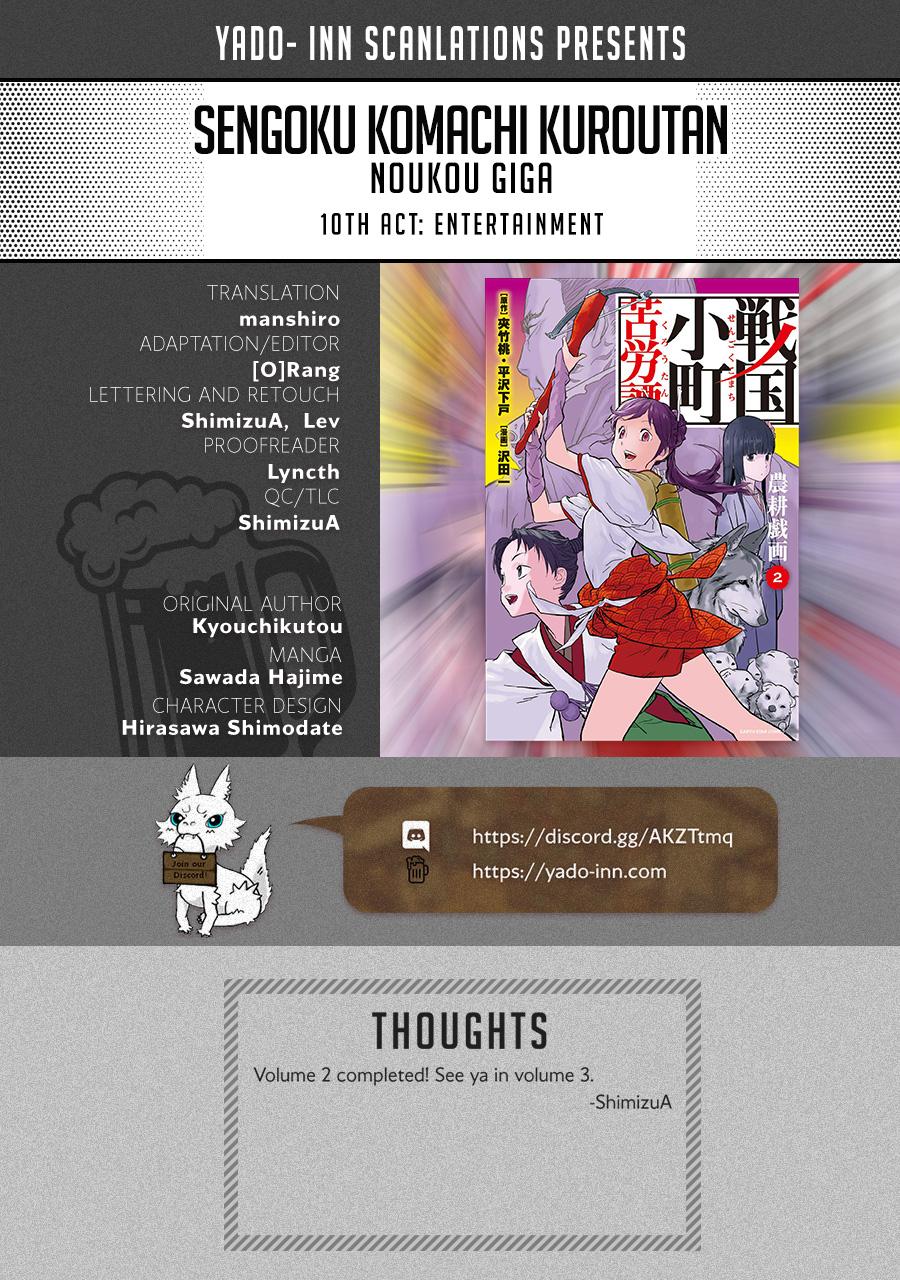 Sengoku Komachi Kuroutan: Noukou Giga Chap 10 - Next Chap 11