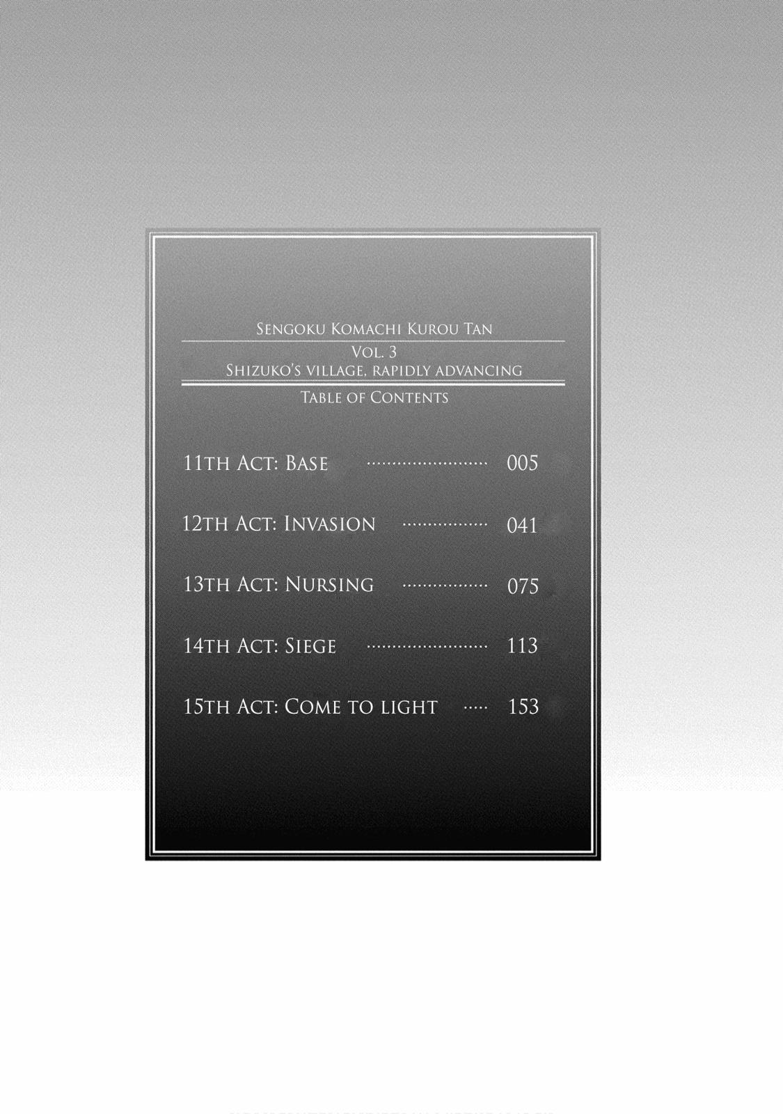 Sengoku Komachi Kuroutan: Noukou Giga Chap 11 - Next Chap 12