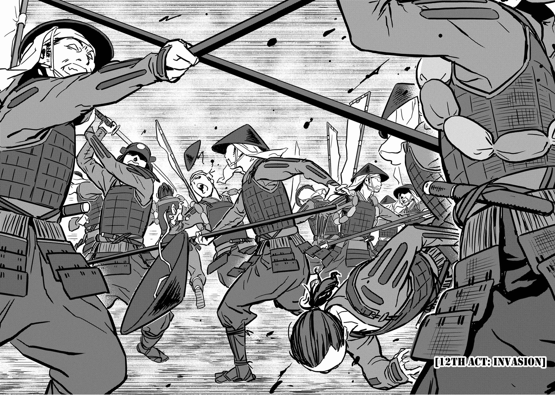 Sengoku Komachi Kuroutan: Noukou Giga Chap 12 - Next Chap 13