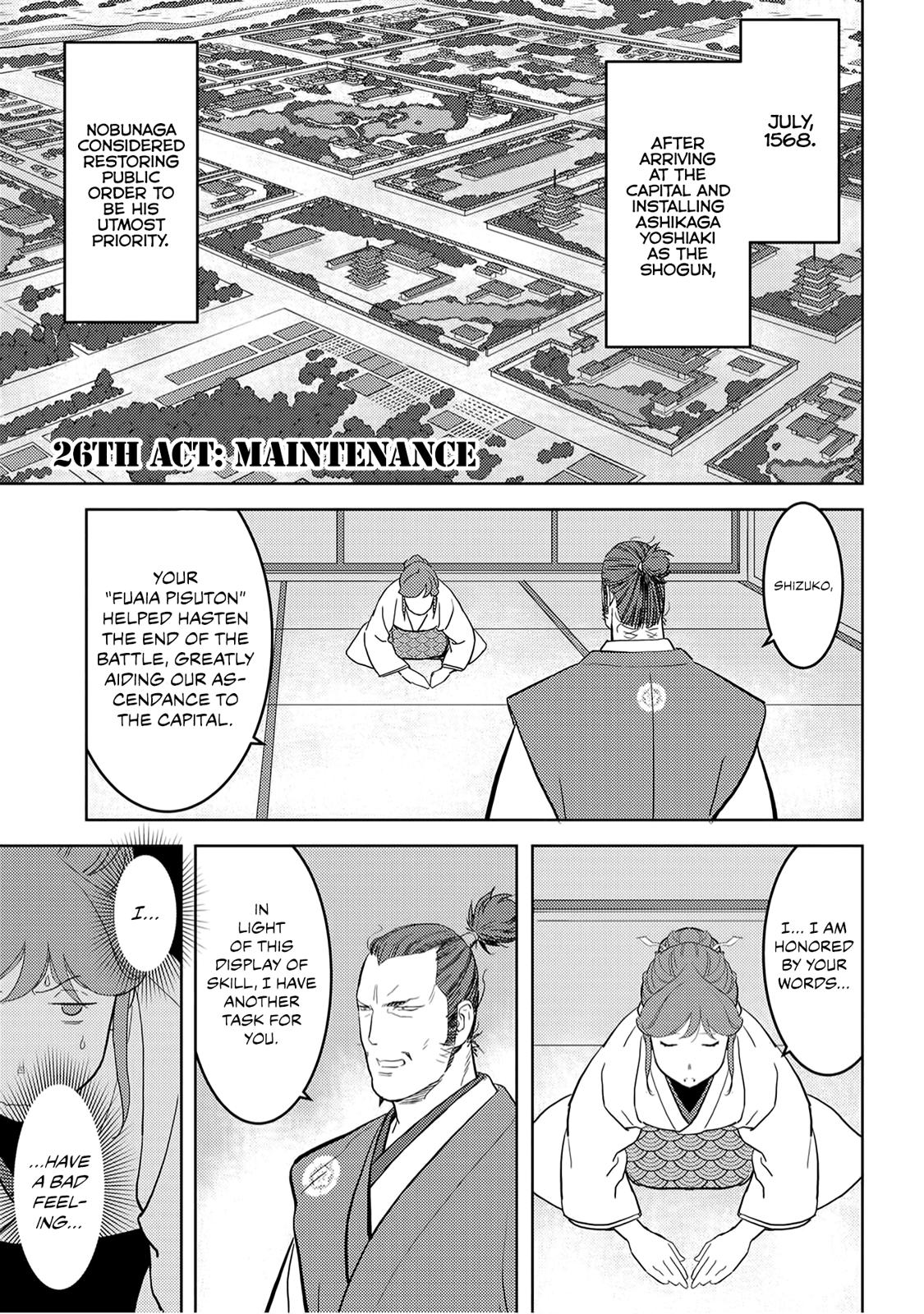 Sengoku Komachi Kuroutan: Noukou Giga Chap 26 - Next Chap 27