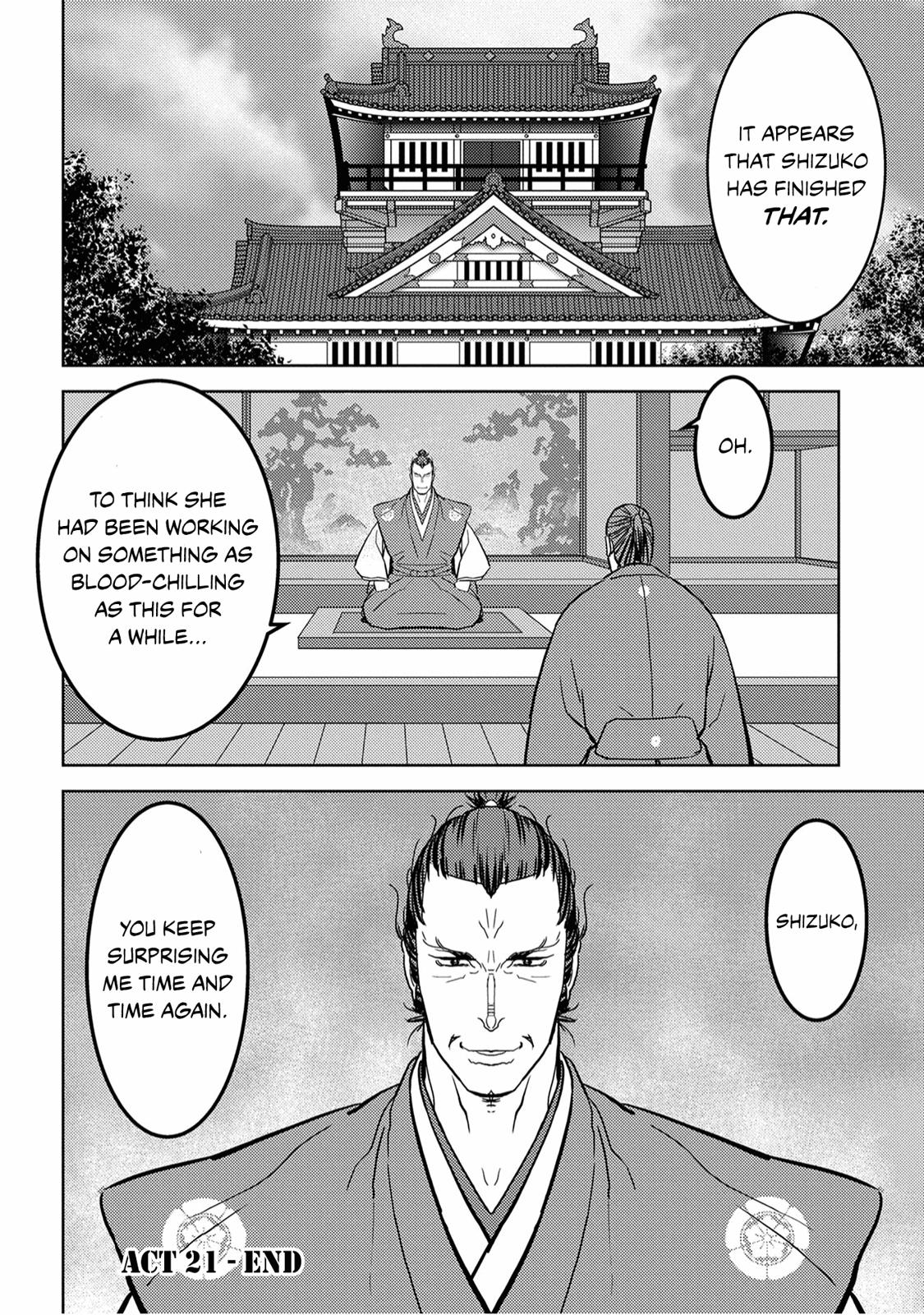 Sengoku Komachi Kuroutan: Noukou Giga Chap 21 - Next Chap 22