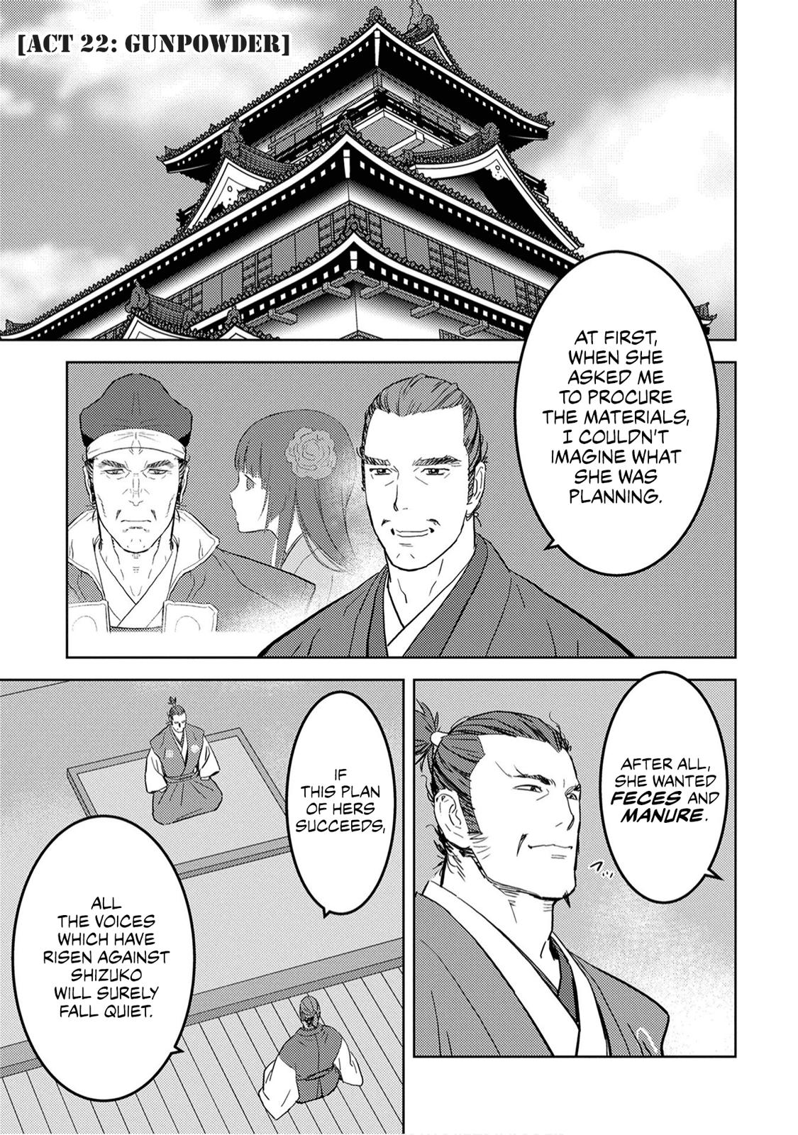 Sengoku Komachi Kuroutan: Noukou Giga Chap 22 - Next Chap 23
