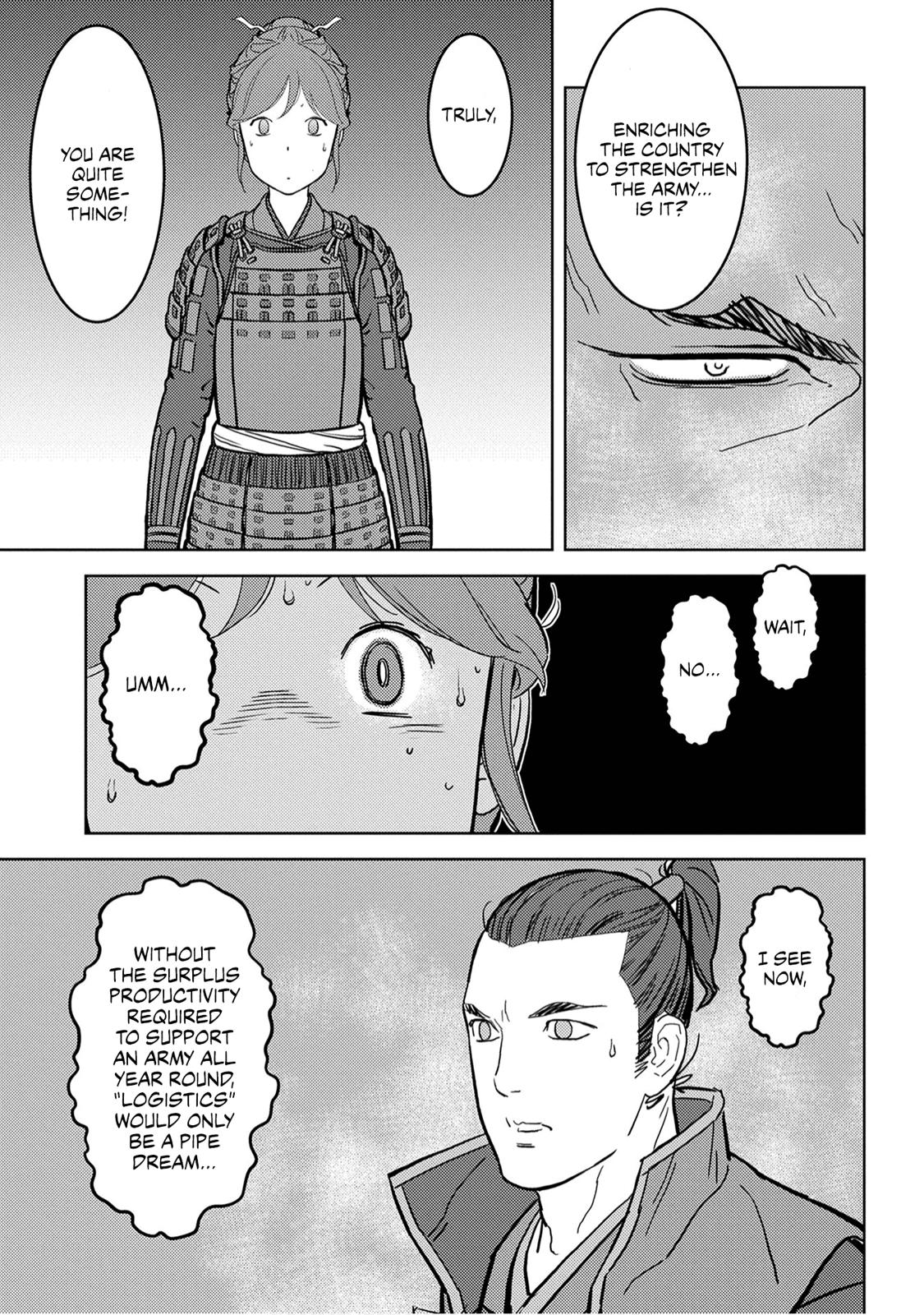 Sengoku Komachi Kuroutan: Noukou Giga Chap 23 - Next Chap 24