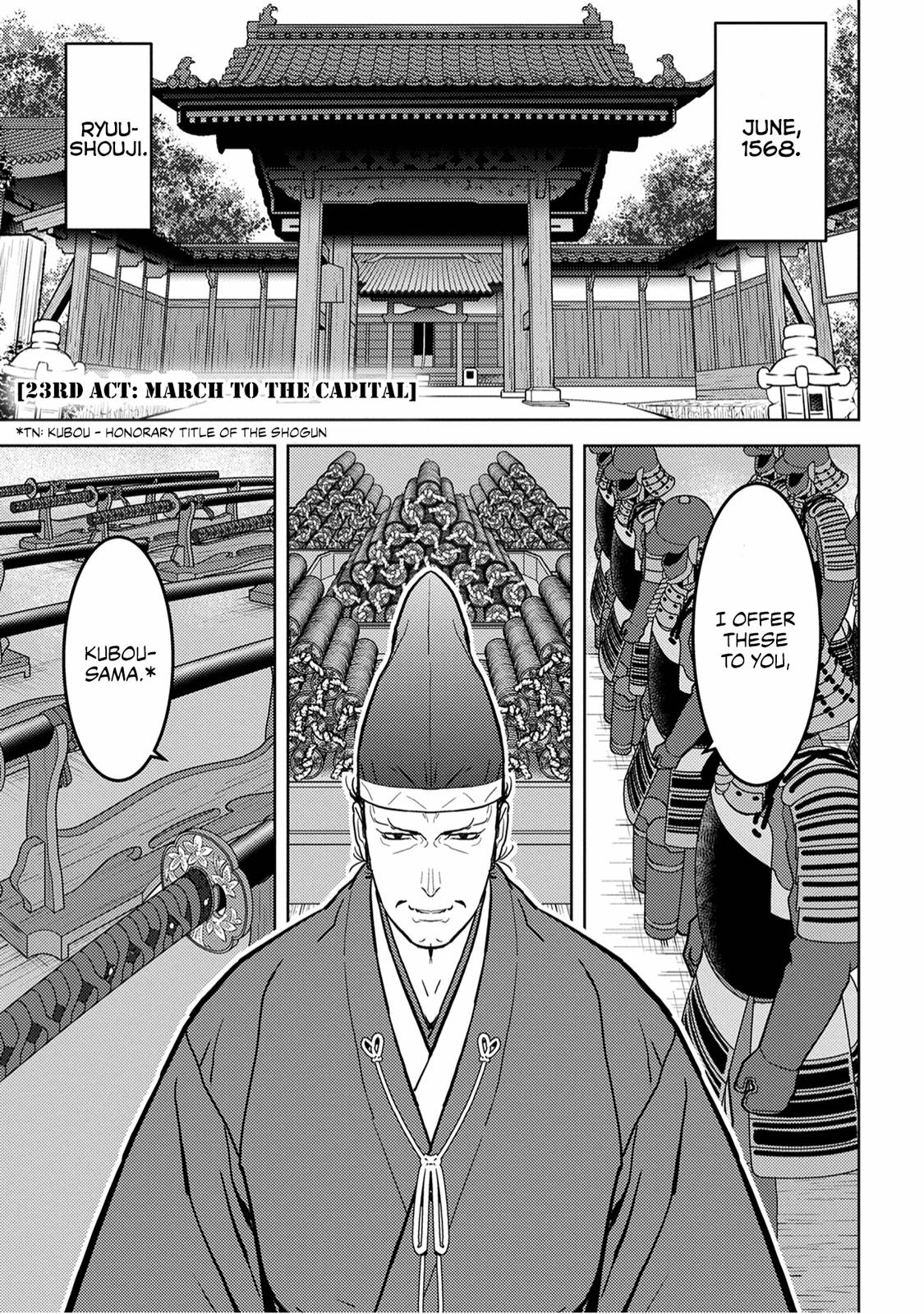 Sengoku Komachi Kuroutan: Noukou Giga Chap 23 - Next Chap 24