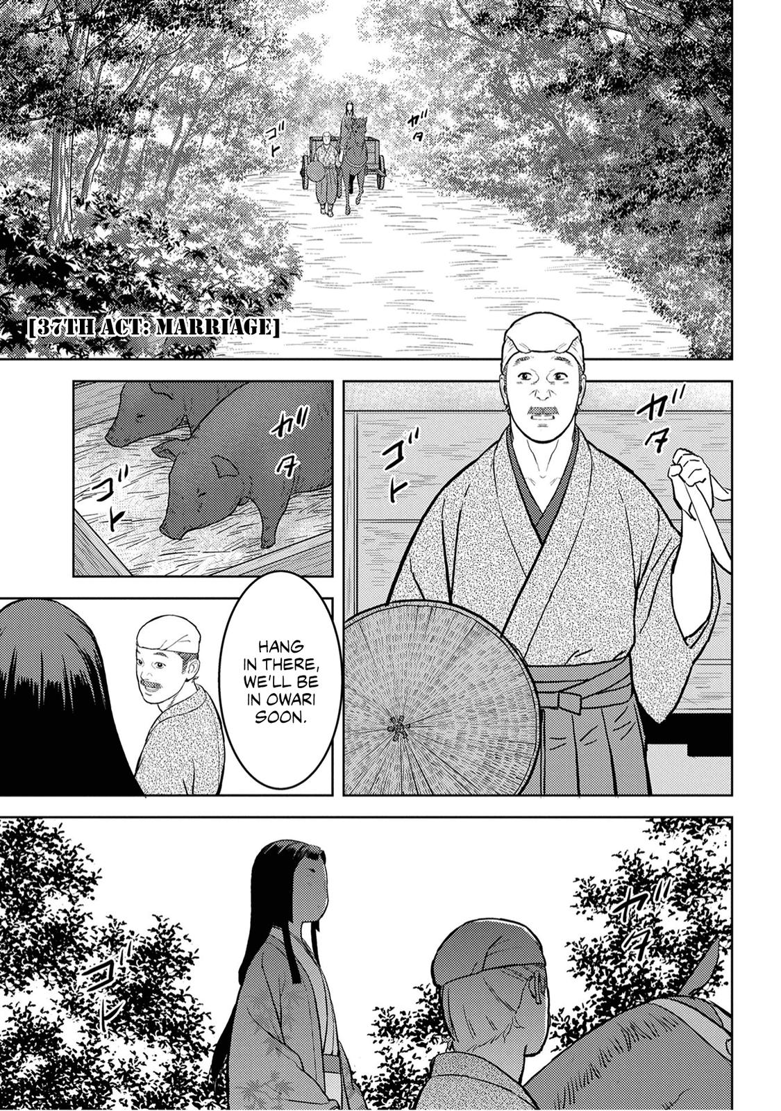 Sengoku Komachi Kuroutan: Noukou Giga Chap 37 - Next Chap 38