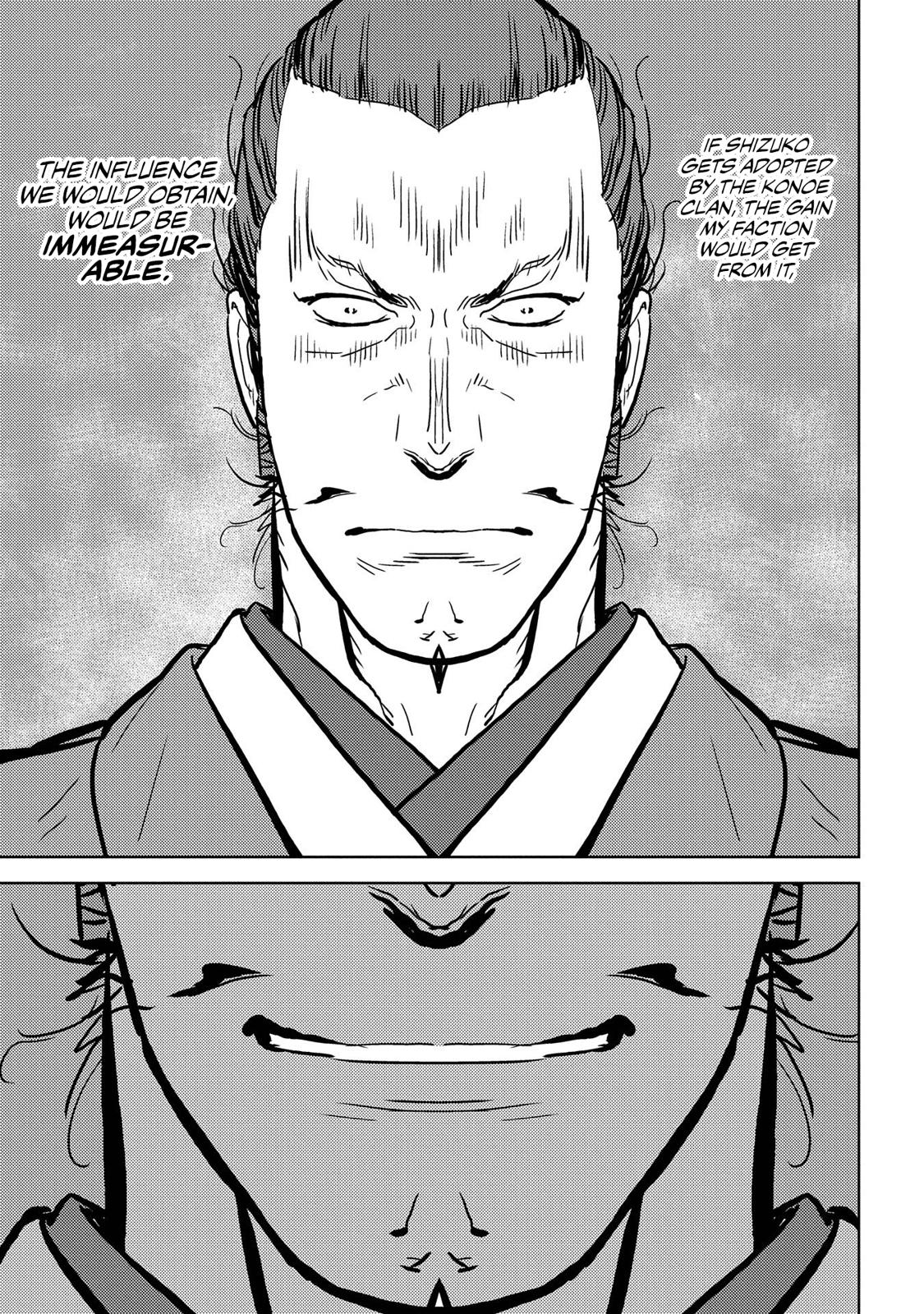 Sengoku Komachi Kuroutan: Noukou Giga Chap 34 - Next Chap 35