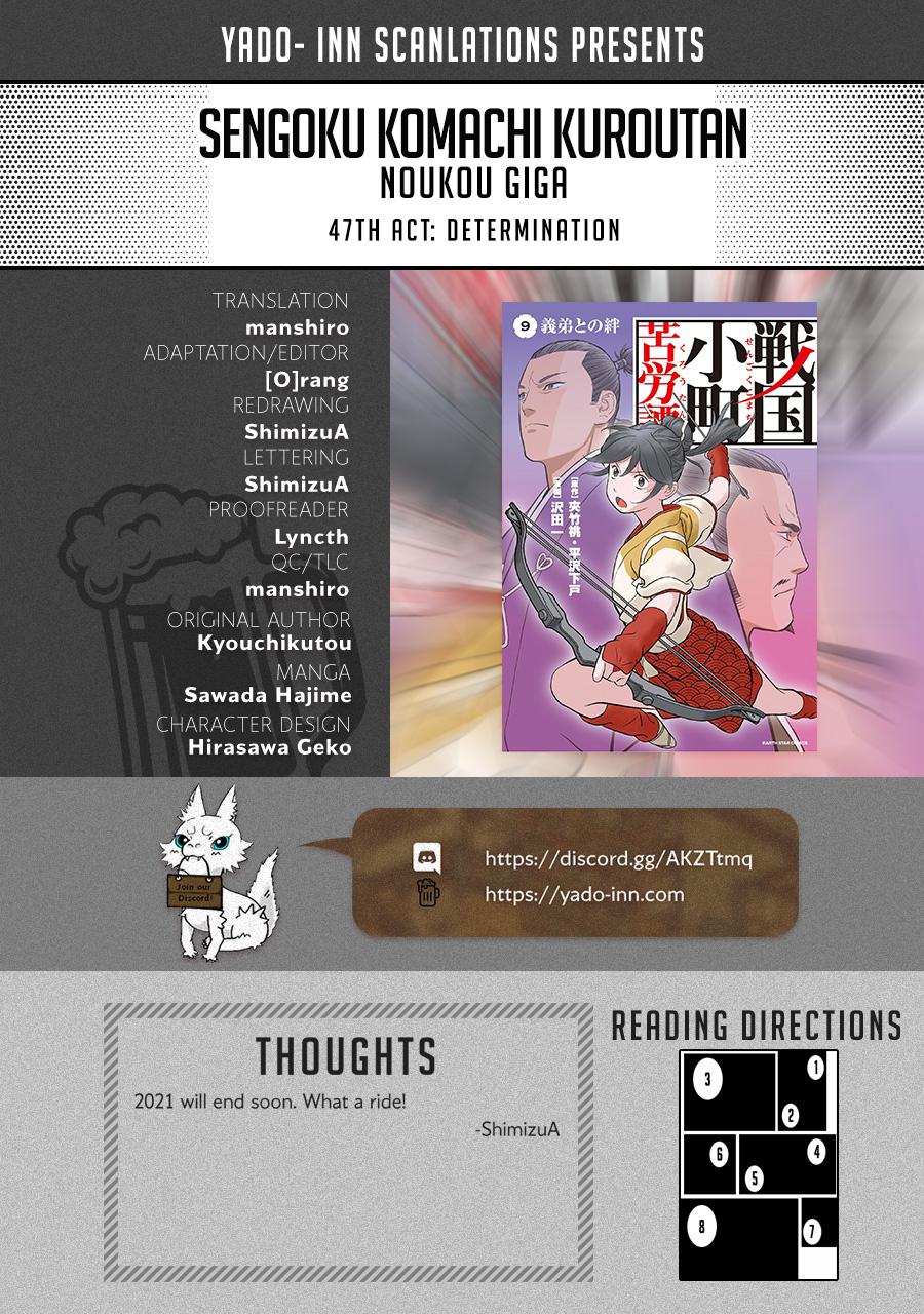Sengoku Komachi Kuroutan: Noukou Giga Chap 47 - Next Chap 48