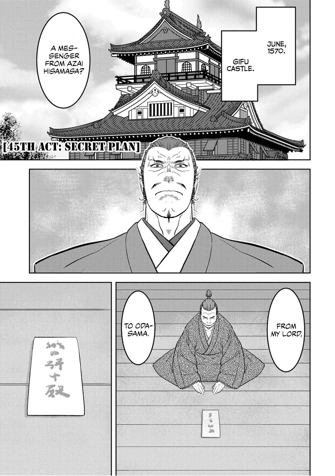 Sengoku Komachi Kuroutan: Noukou Giga Chap 45 - Next Chap 46