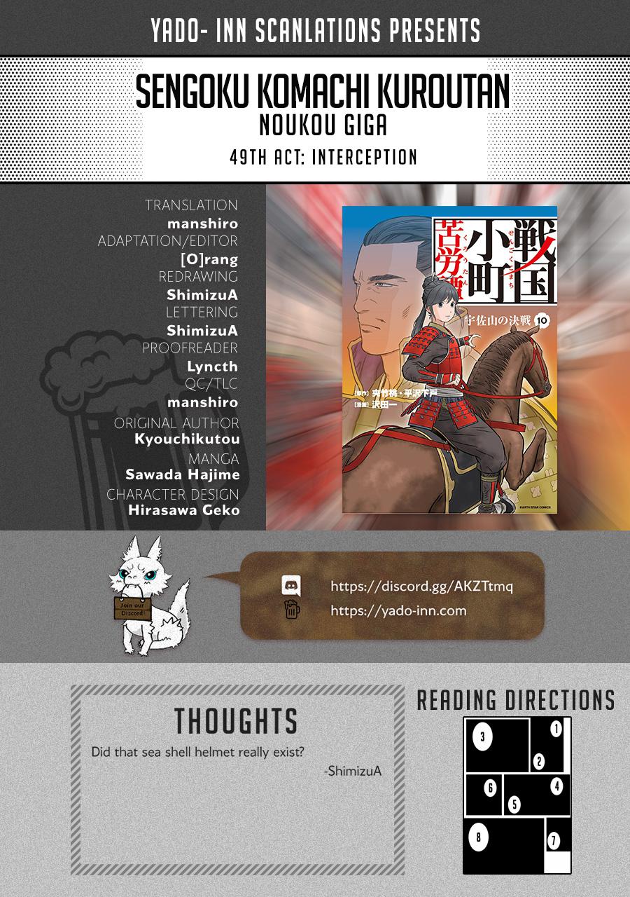 Sengoku Komachi Kuroutan: Noukou Giga Chap 49 - Next Chap 50