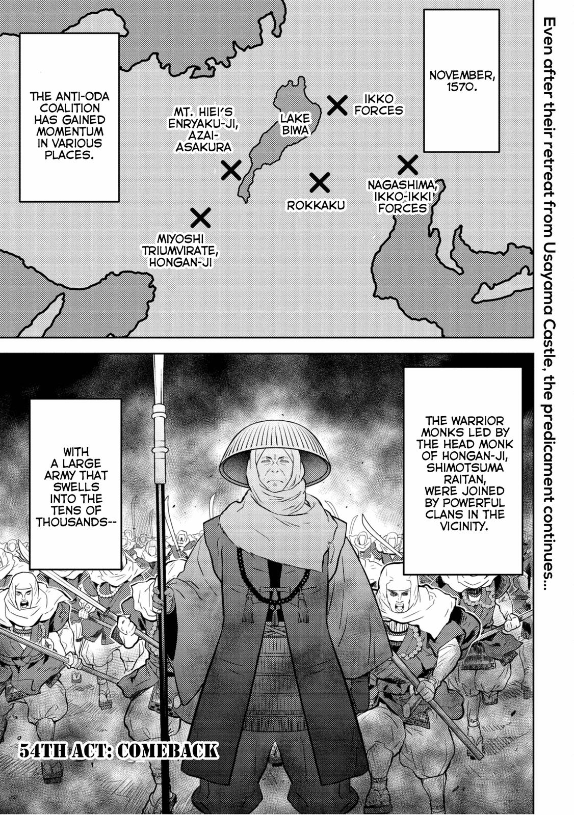 Sengoku Komachi Kuroutan: Noukou Giga Chap 54 - Next Chap 55