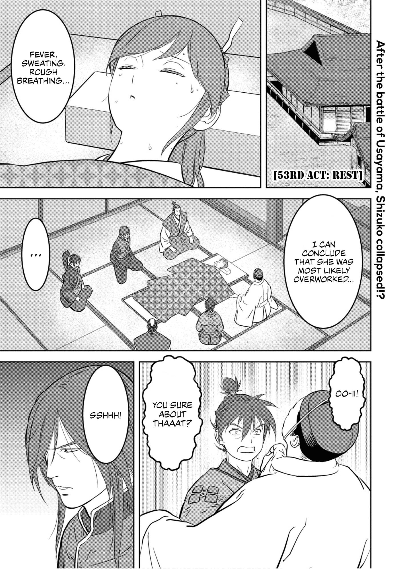 Sengoku Komachi Kuroutan: Noukou Giga Chap 53 - Next Chap 54