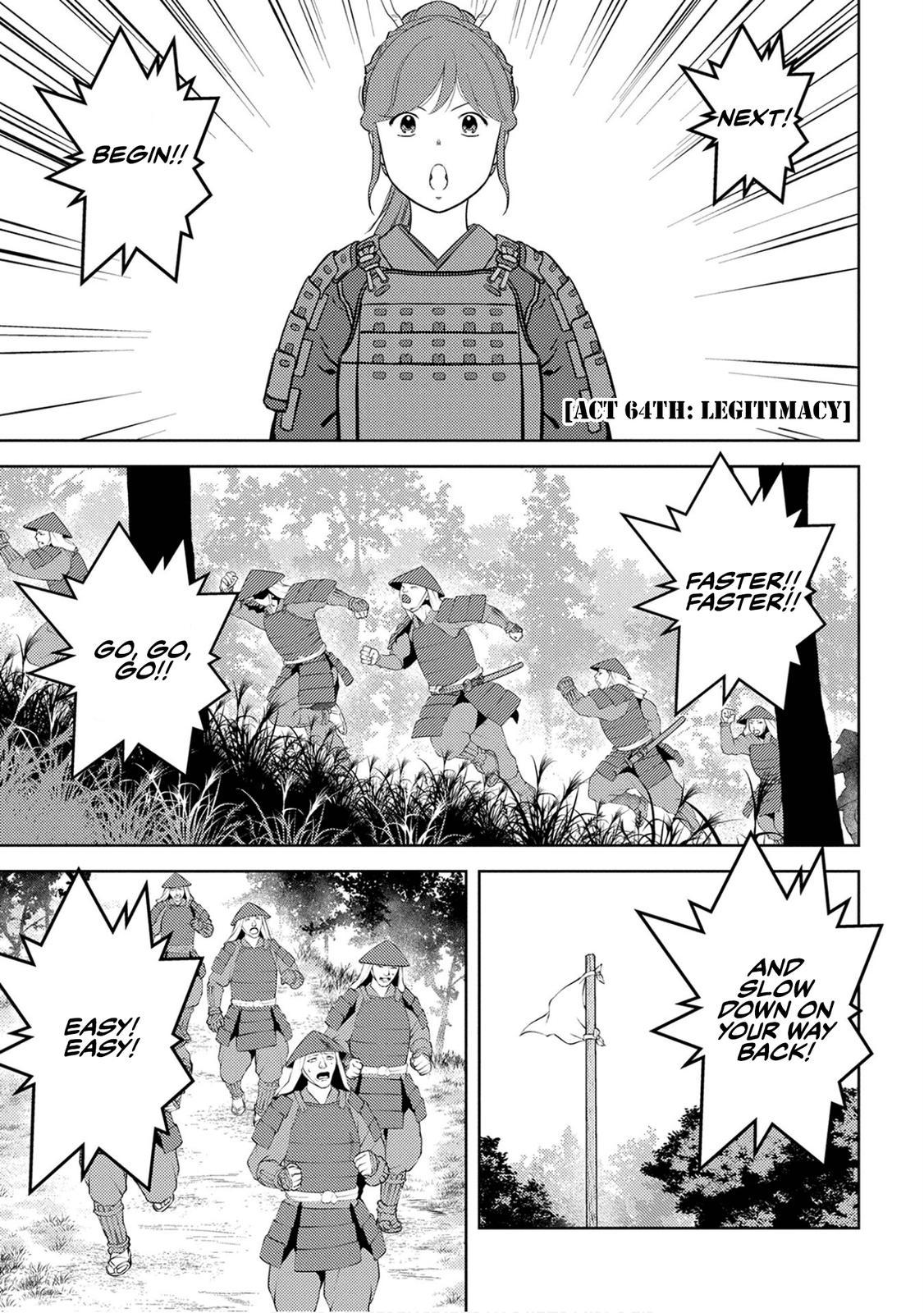 Sengoku Komachi Kuroutan: Noukou Giga Chap 64 - Next Chap 65