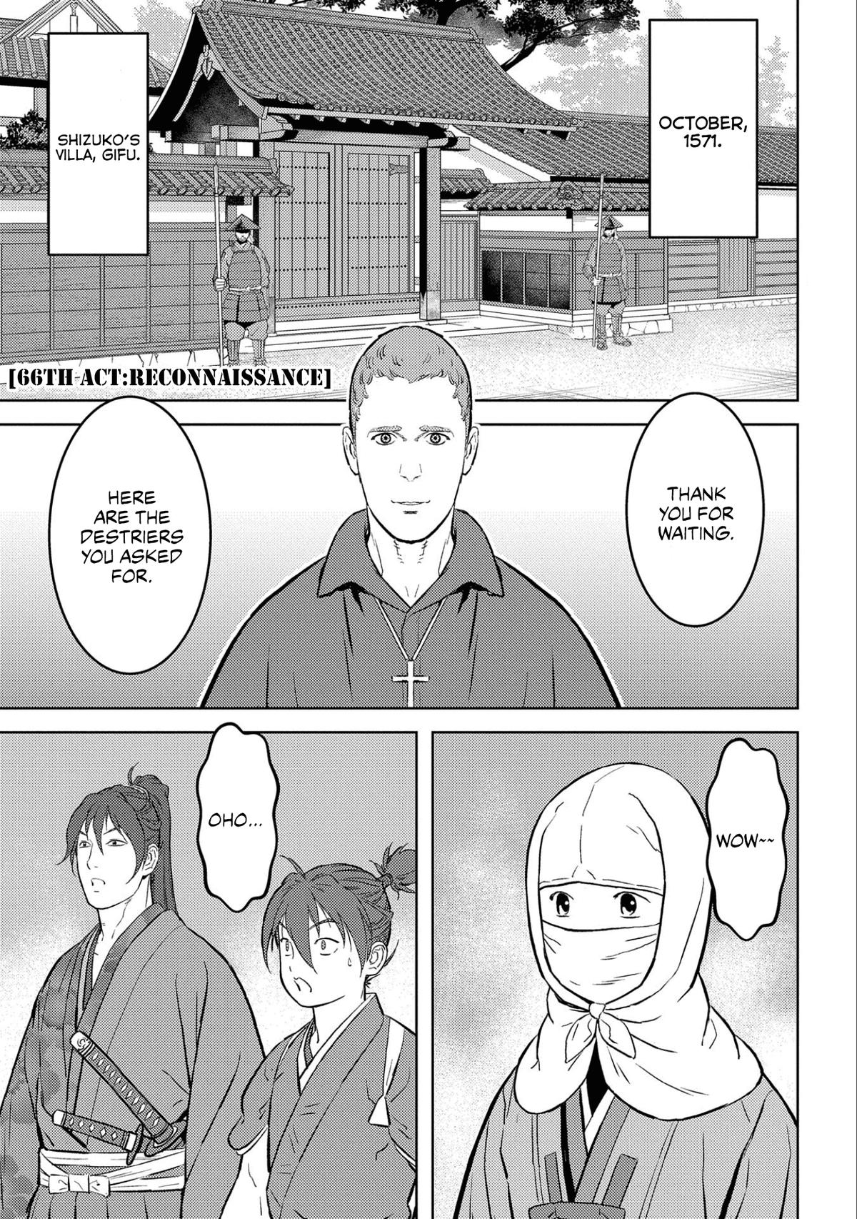 Sengoku Komachi Kuroutan: Noukou Giga Chap 66 - Next Chap 67