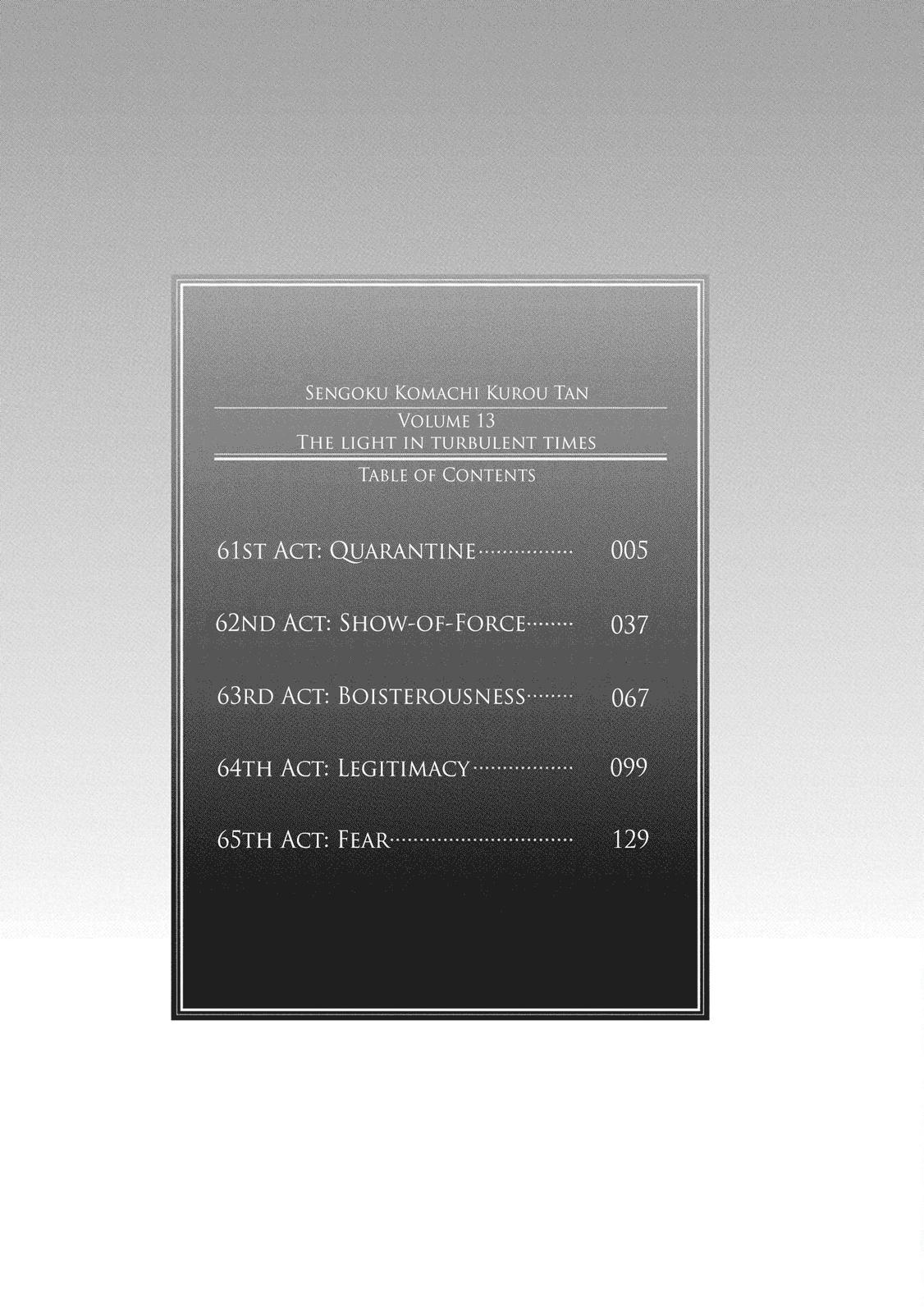 Sengoku Komachi Kuroutan: Noukou Giga Chap 61 - Next Chap 62