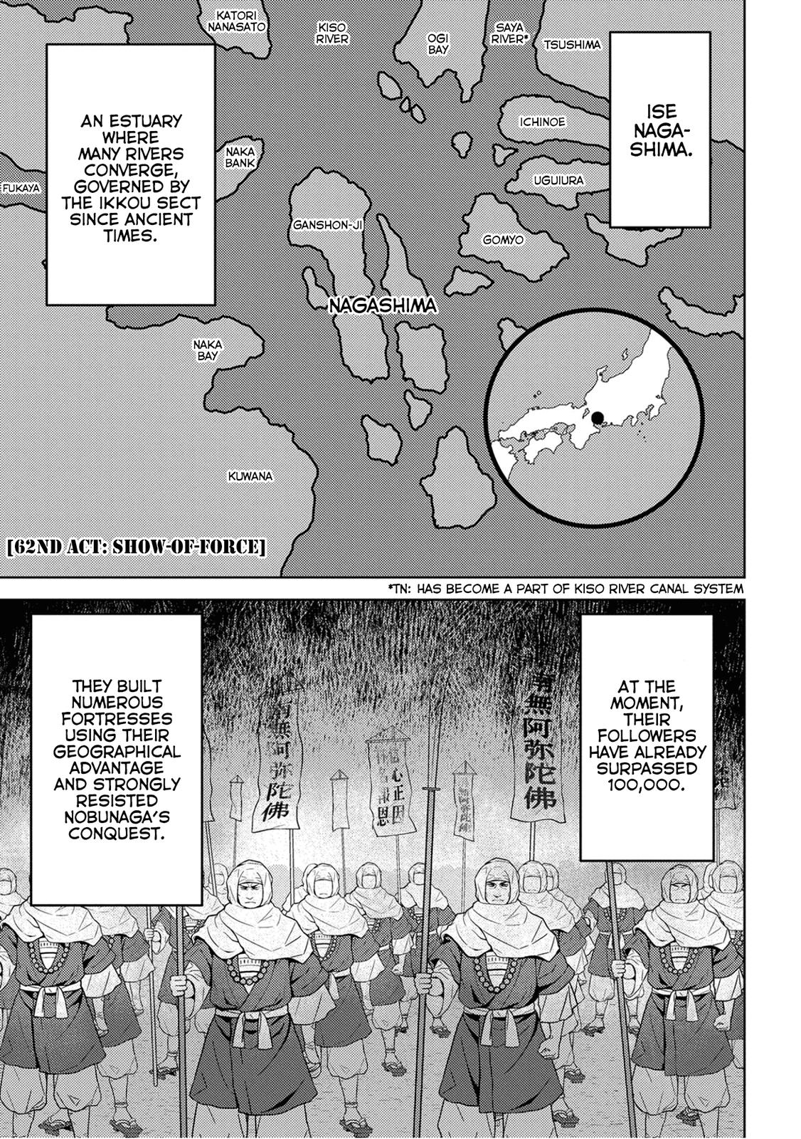 Sengoku Komachi Kuroutan: Noukou Giga Chap 62 - Next Chap 63