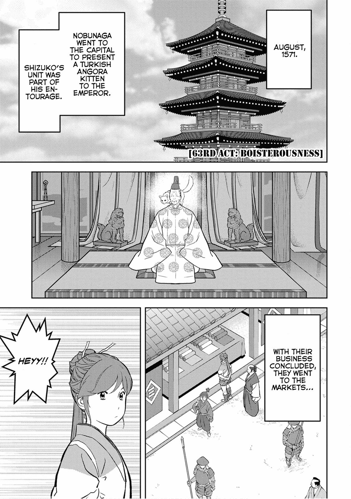 Sengoku Komachi Kuroutan: Noukou Giga Chap 63 - Next Chap 64