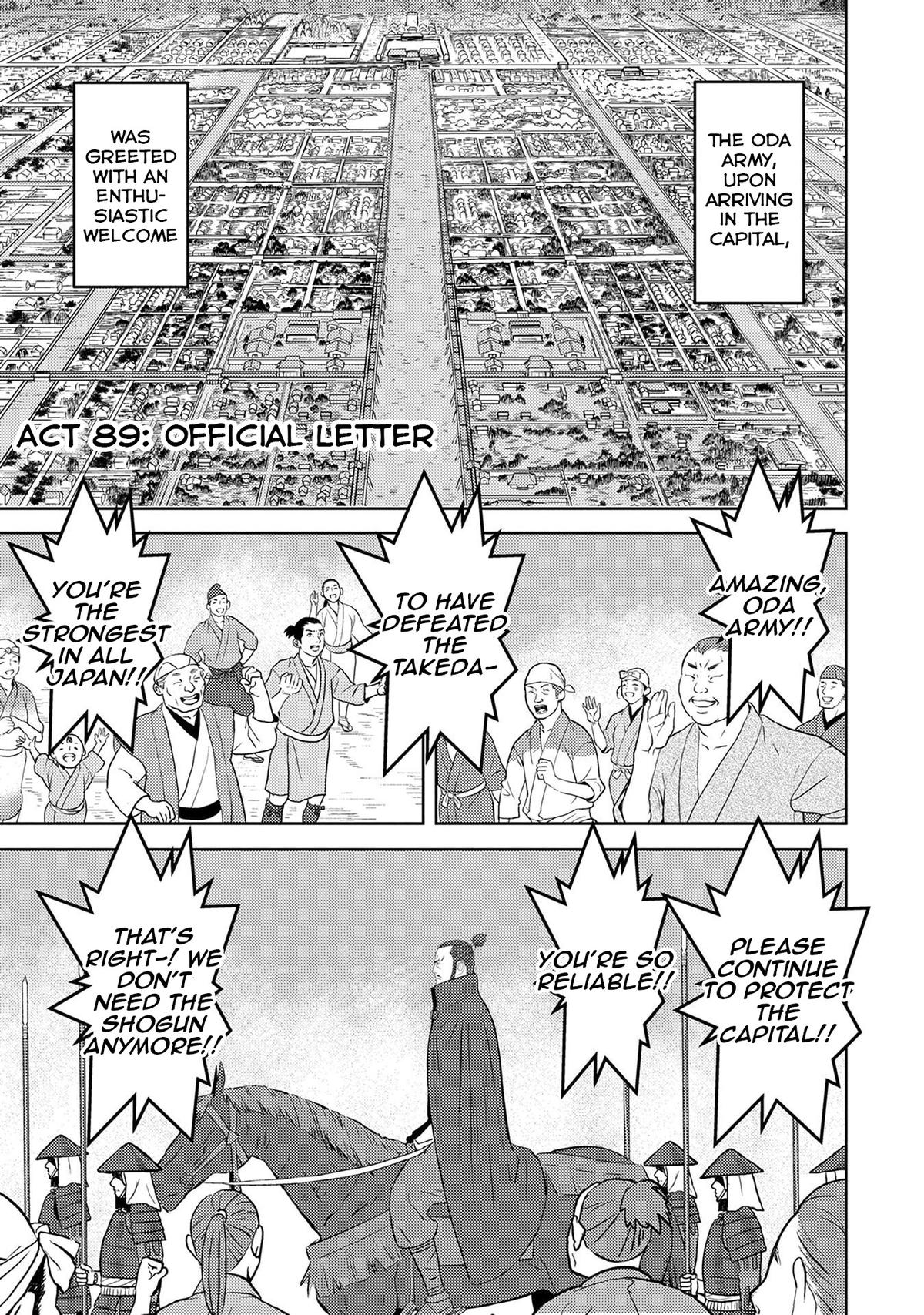 Sengoku Komachi Kuroutan: Noukou Giga Chap 89 - Next Chap 90