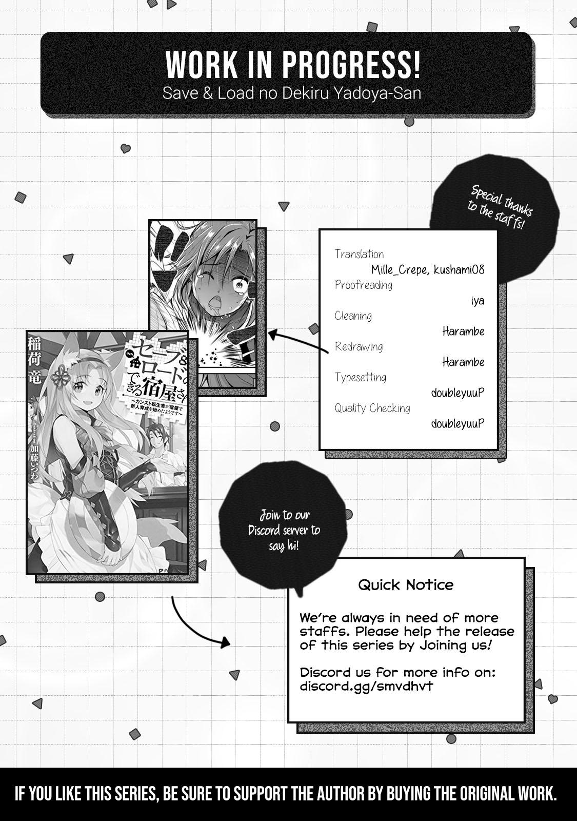 Save & Load no Dekiru Yadoya-san Chap 1 - Next Chap 2