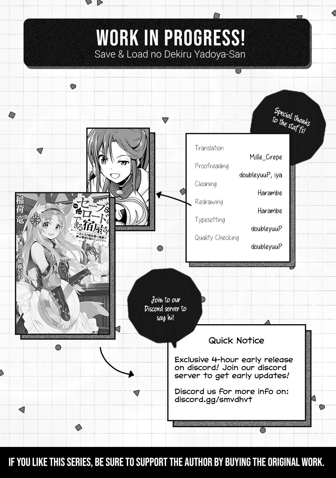 Save & Load no Dekiru Yadoya-san Chap 2.1 - Next Chap 3.1