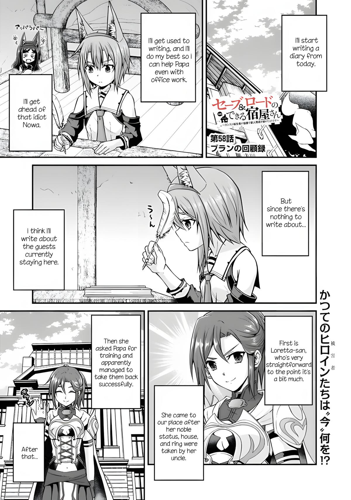 Save & Load no Dekiru Yadoya-san Chap 58 - Next Chap 59