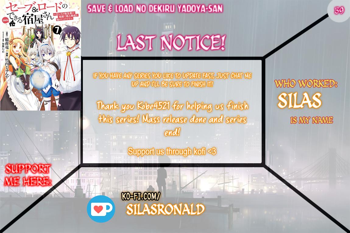Save & Load no Dekiru Yadoya-san Chap 59 - Next Chap 60
