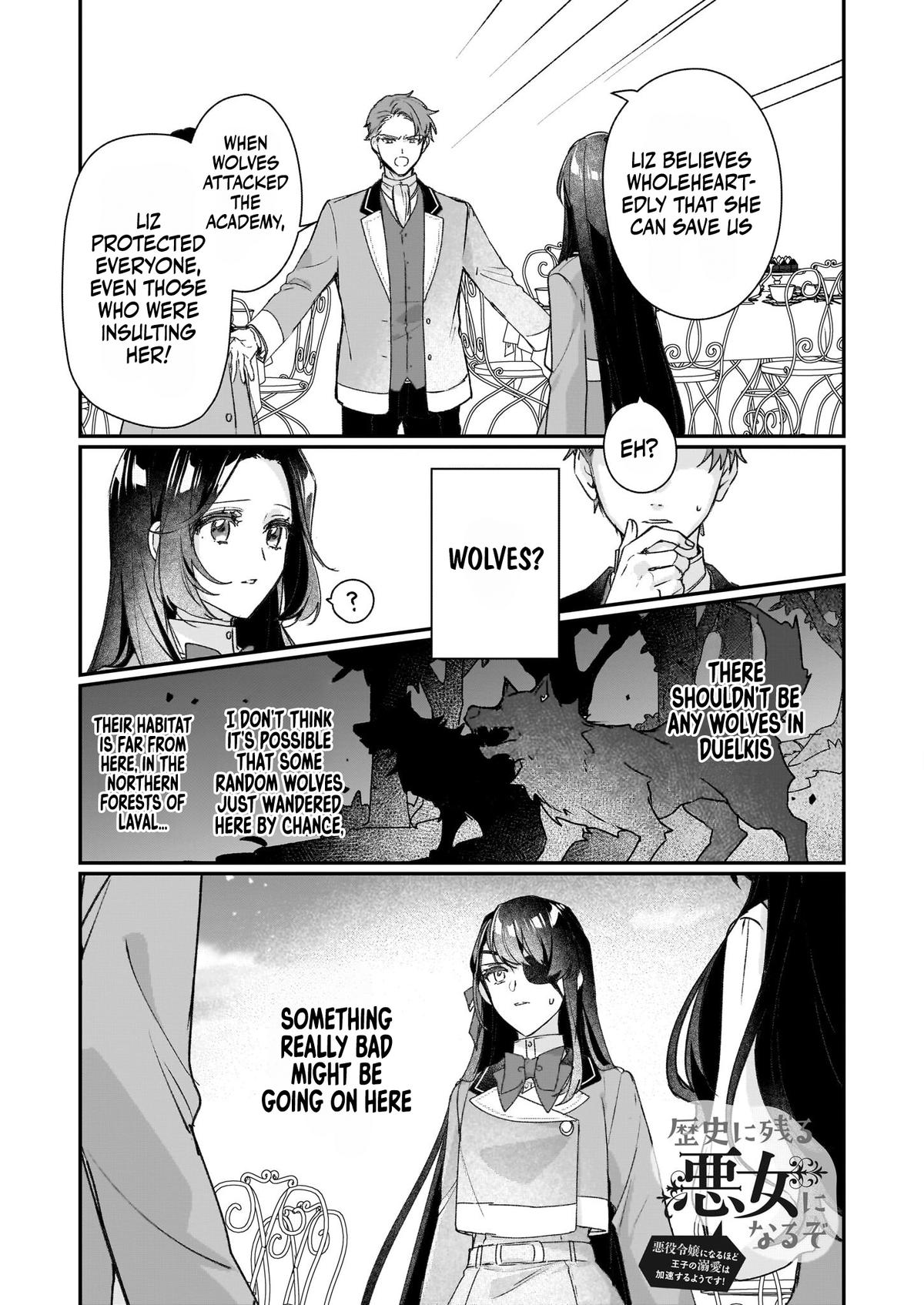 Rekishi ni Nokoru Akujo ni Naru zo - Akuyaku Reijou ni Naru Hodo Ouji no Dekiai wa Kasoku Suru you desu! Chap 21 - Next Chap 22