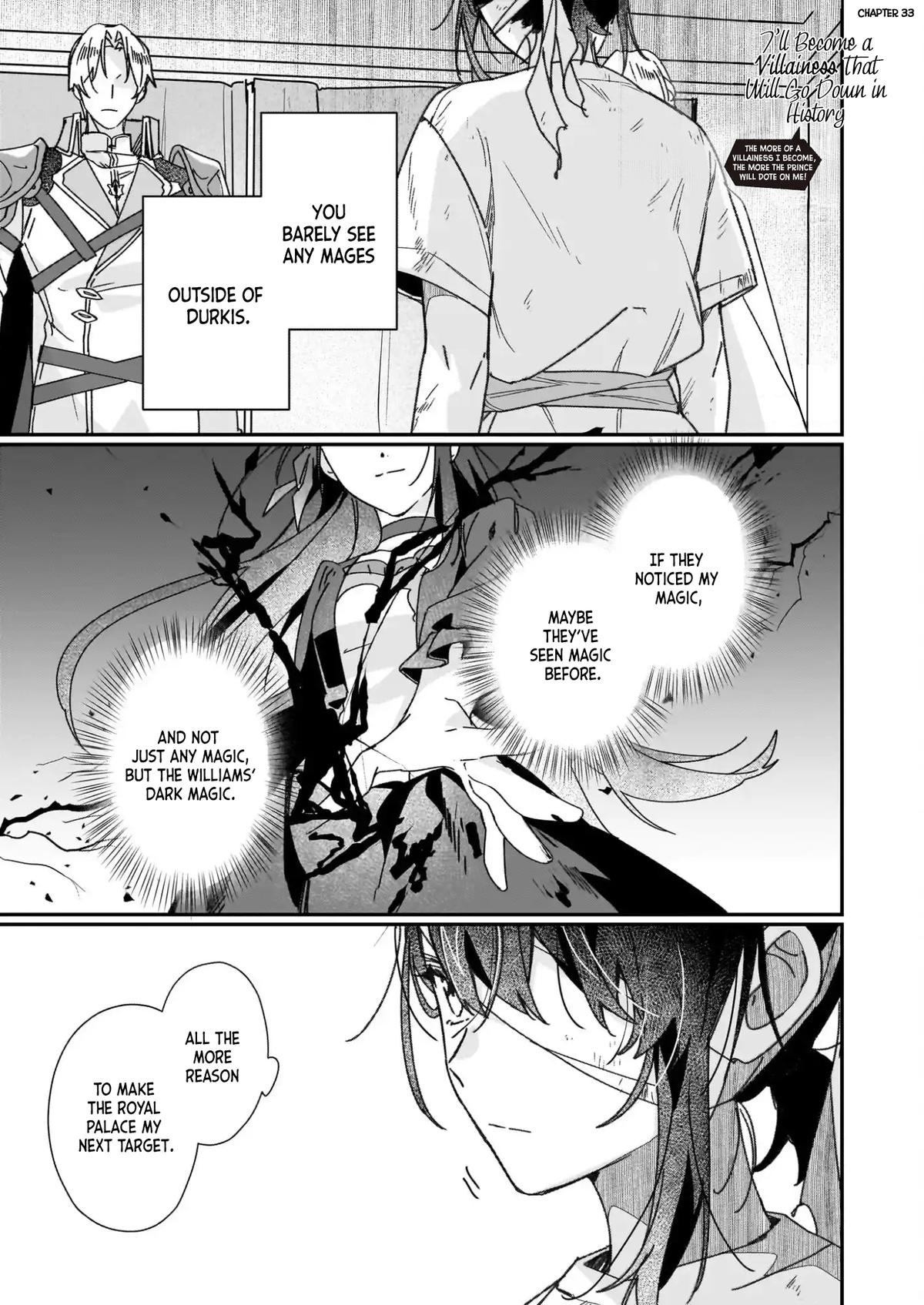 Rekishi ni Nokoru Akujo ni Naru zo - Akuyaku Reijou ni Naru Hodo Ouji no Dekiai wa Kasoku Suru you desu! Chap 33 - Next Chap 34