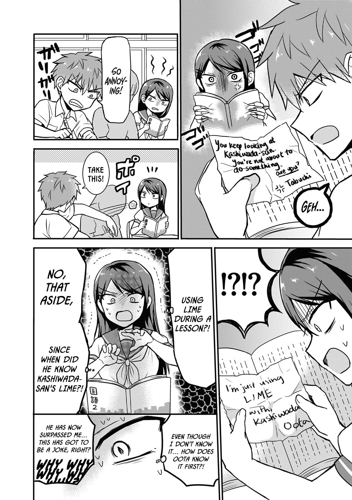 Kao ni Denai Kashiwada-san to Kao ni Deru Oota-kun Chap 7 - Next Chap 8