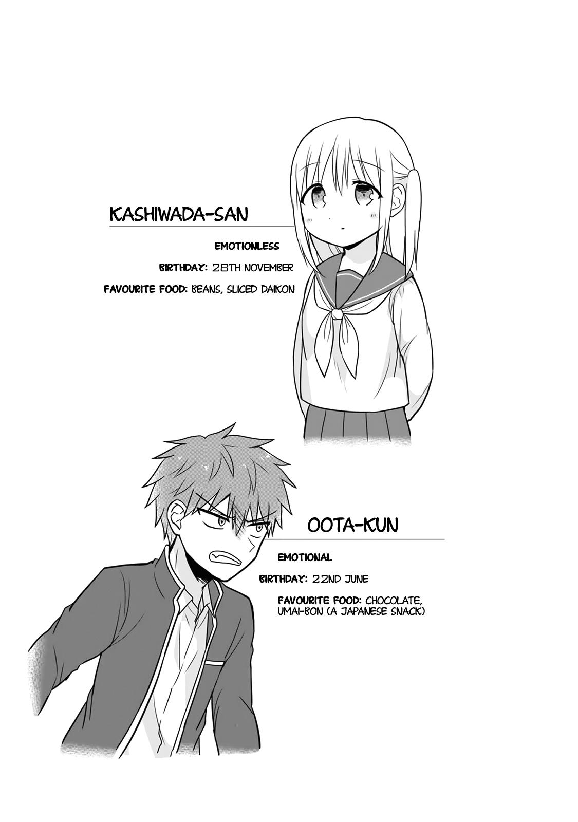 Kao ni Denai Kashiwada-san to Kao ni Deru Oota-kun Chap 5 - Next Chap 6