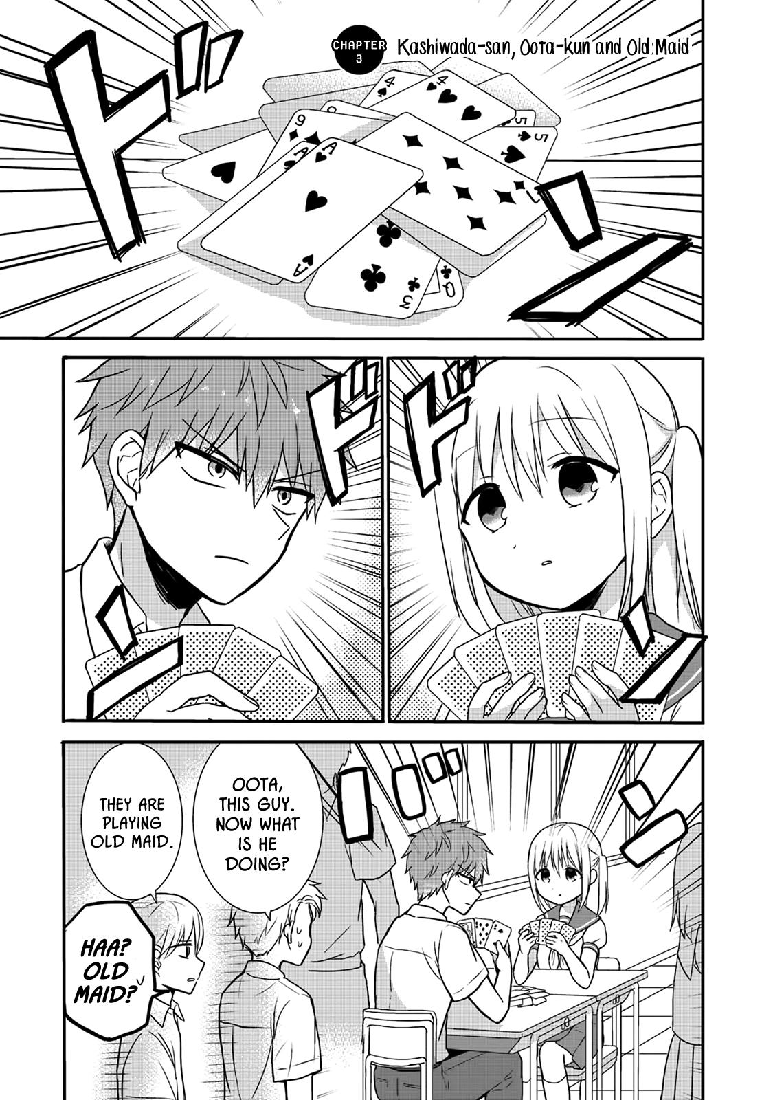 Kao ni Denai Kashiwada-san to Kao ni Deru Oota-kun Chap 3 - Next Chap 4
