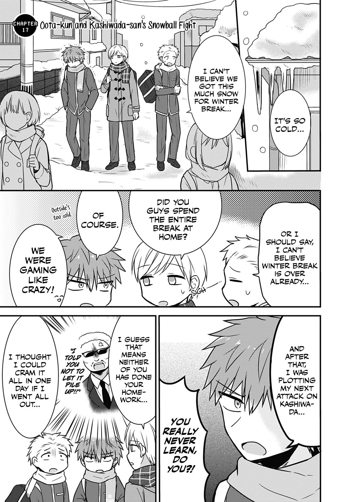 Kao ni Denai Kashiwada-san to Kao ni Deru Oota-kun Chap 17 - Next Chap 18