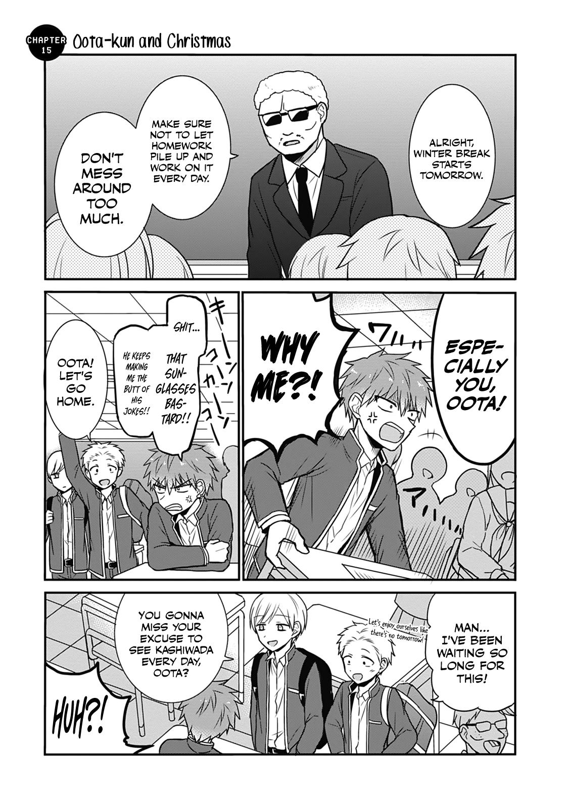 Kao ni Denai Kashiwada-san to Kao ni Deru Oota-kun Chap 15 - Next Chap 16