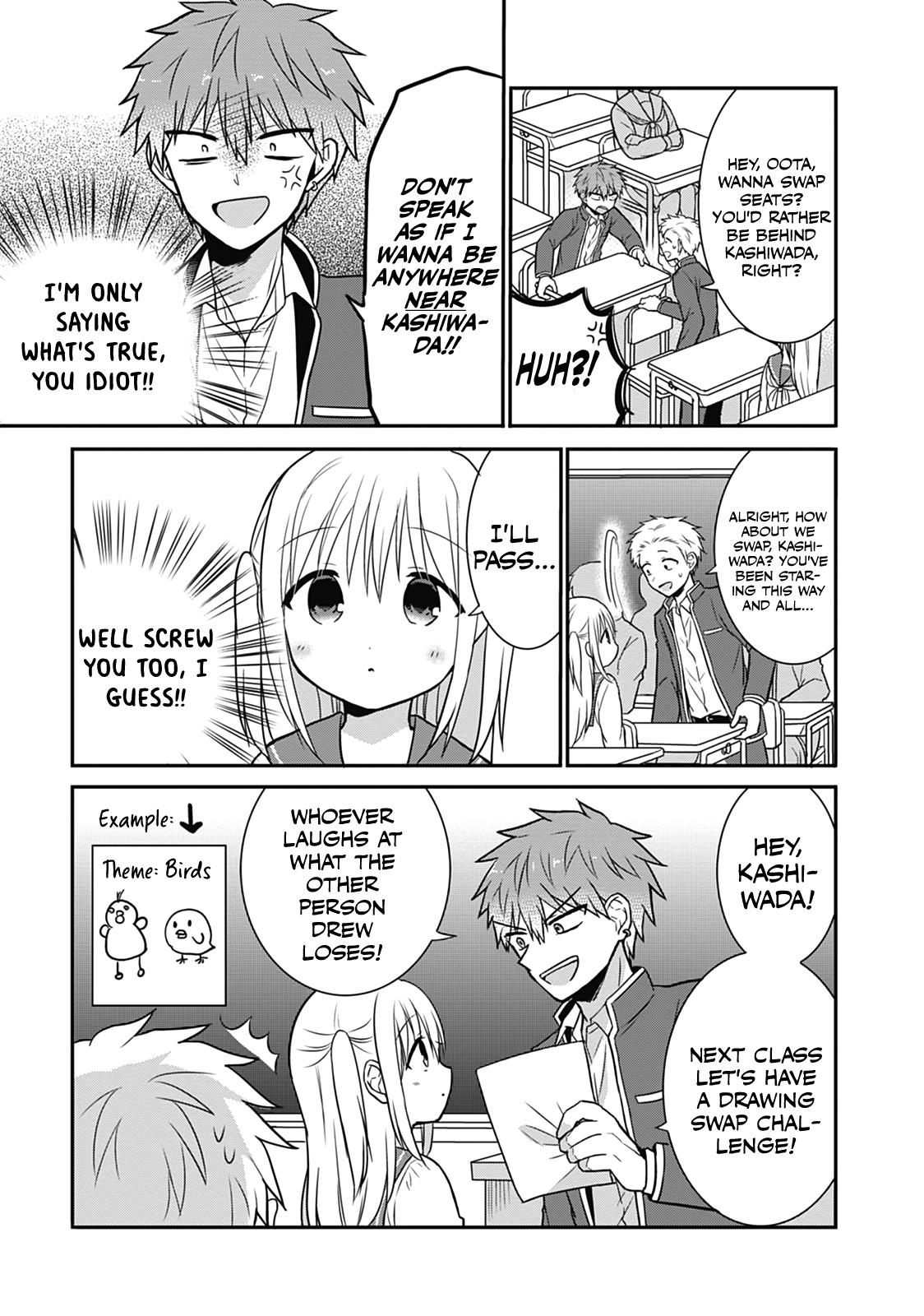 Kao ni Denai Kashiwada-san to Kao ni Deru Oota-kun Chap 18 - Next Chap 19