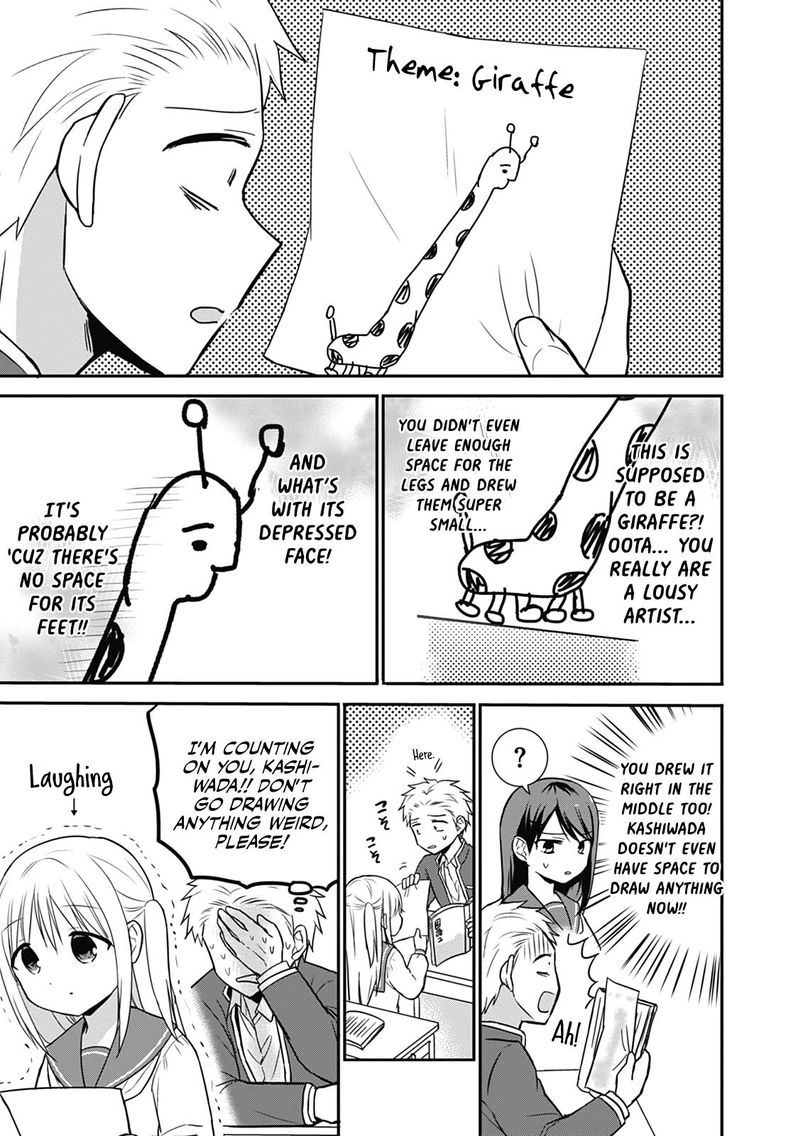 Kao ni Denai Kashiwada-san to Kao ni Deru Oota-kun Chap 18 - Next Chap 19