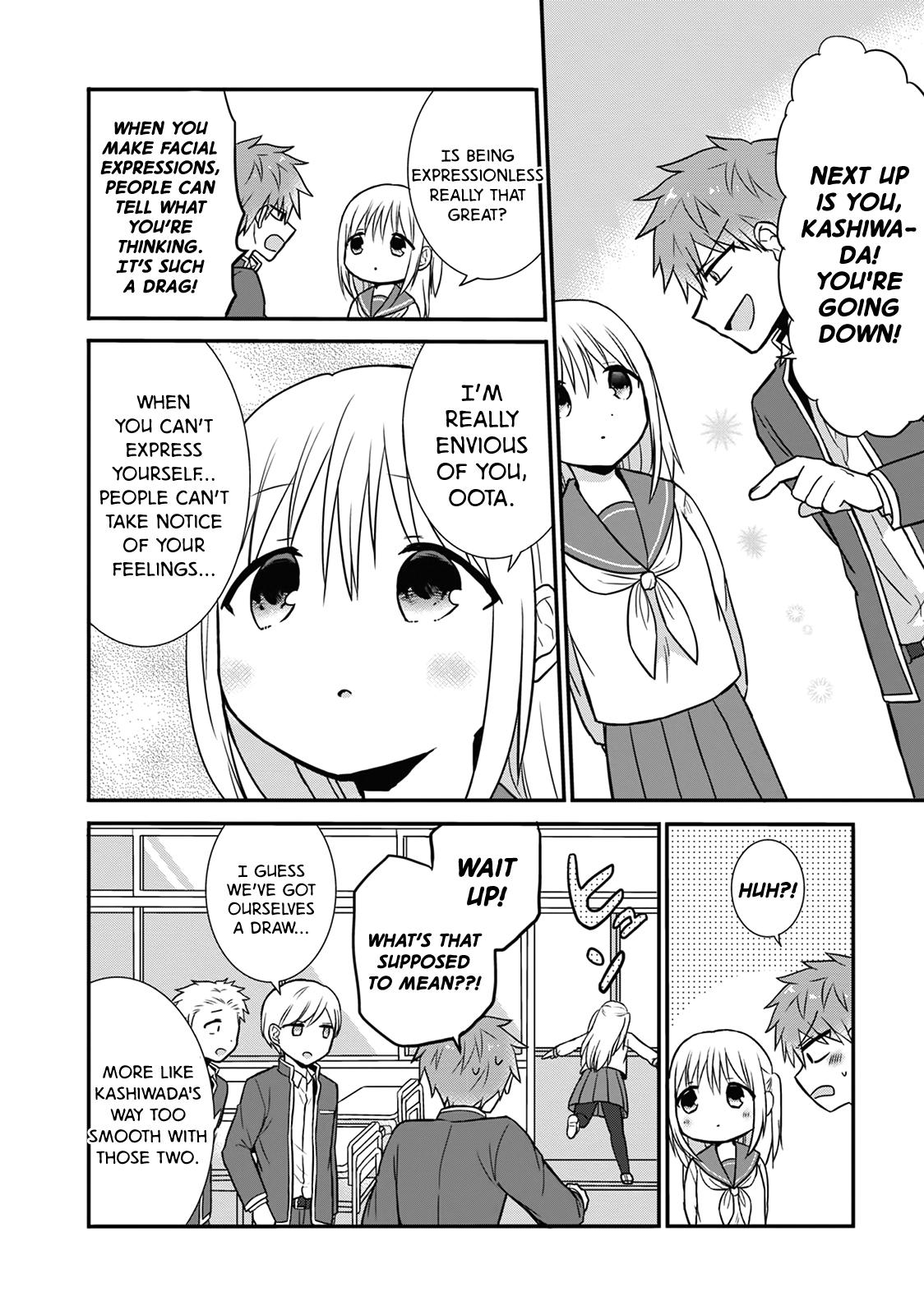 Kao ni Denai Kashiwada-san to Kao ni Deru Oota-kun Chap 10 - Next Chap 11