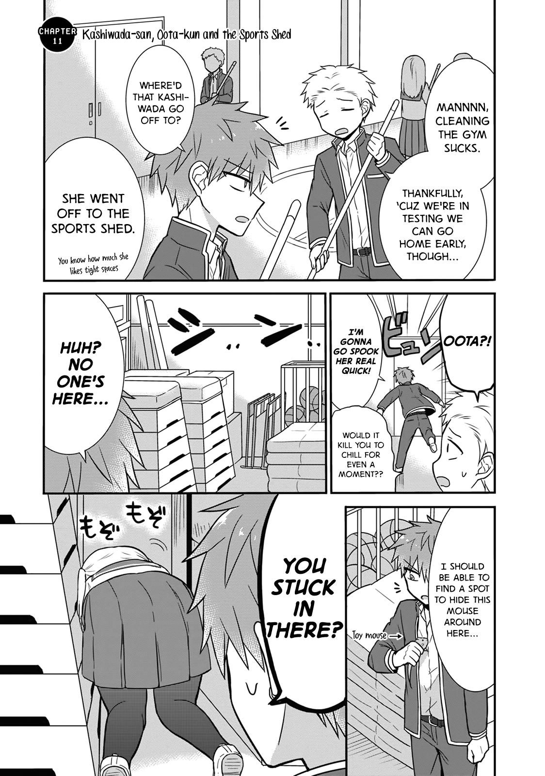 Kao ni Denai Kashiwada-san to Kao ni Deru Oota-kun Chap 11 - Next Chap 12