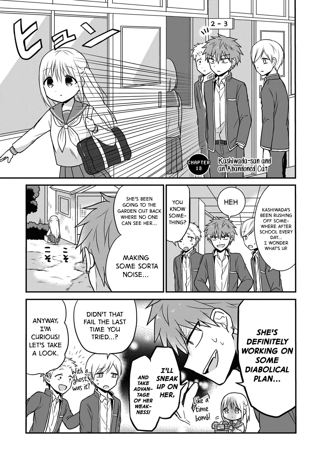 Kao ni Denai Kashiwada-san to Kao ni Deru Oota-kun Chap 13 - Next Chap 14