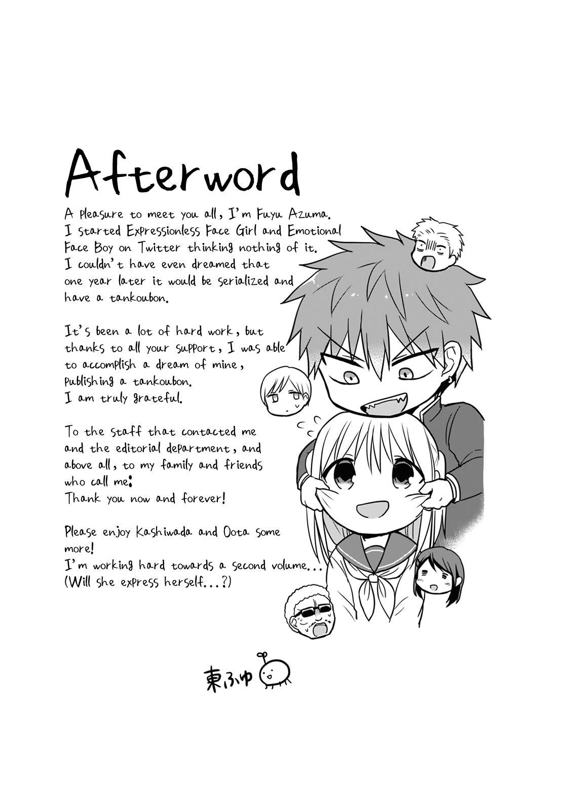 Kao ni Denai Kashiwada-san to Kao ni Deru Oota-kun Chap 13.5 - Next Chap 14.5