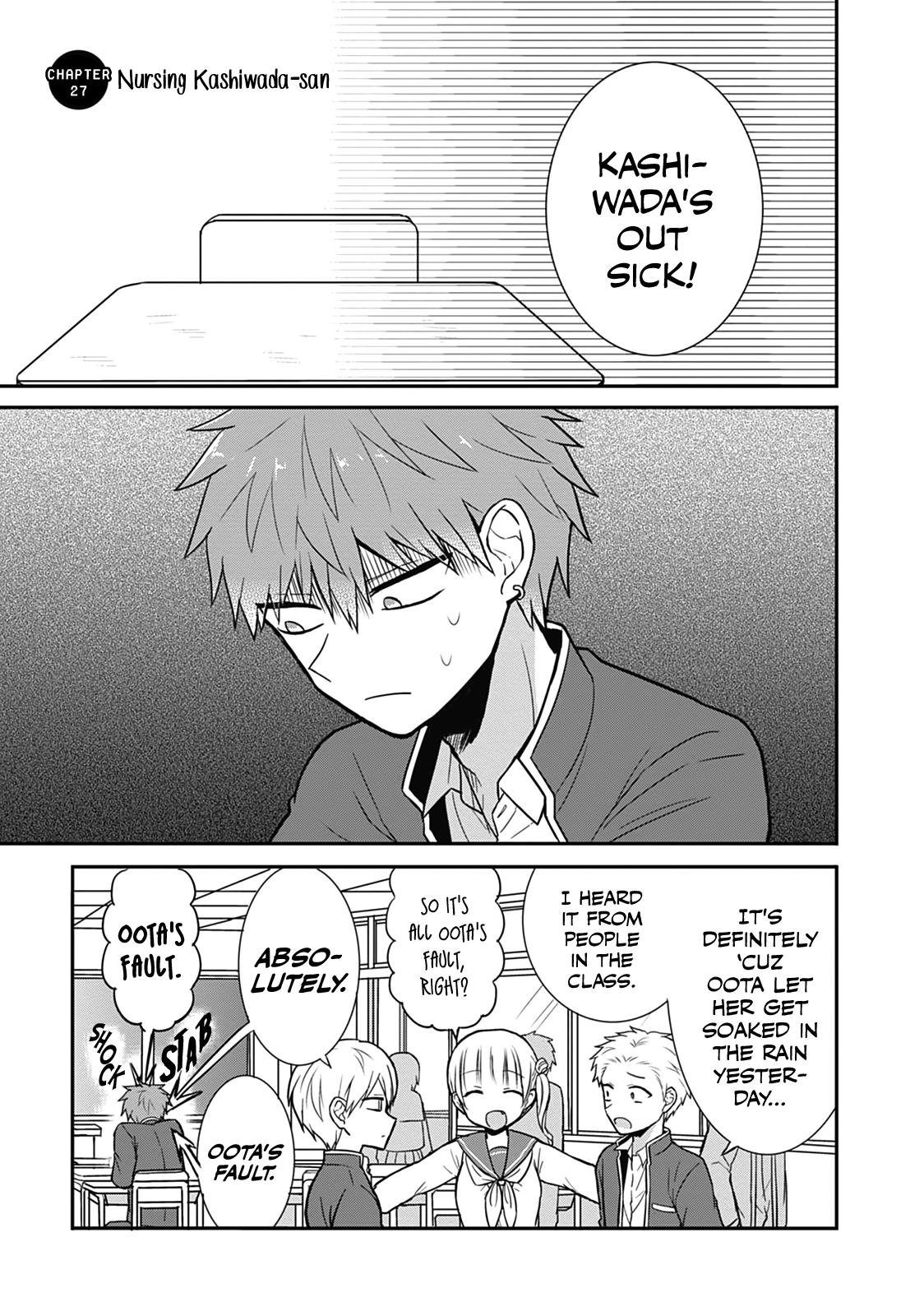 Kao ni Denai Kashiwada-san to Kao ni Deru Oota-kun Chap 27 - Next Chap 28