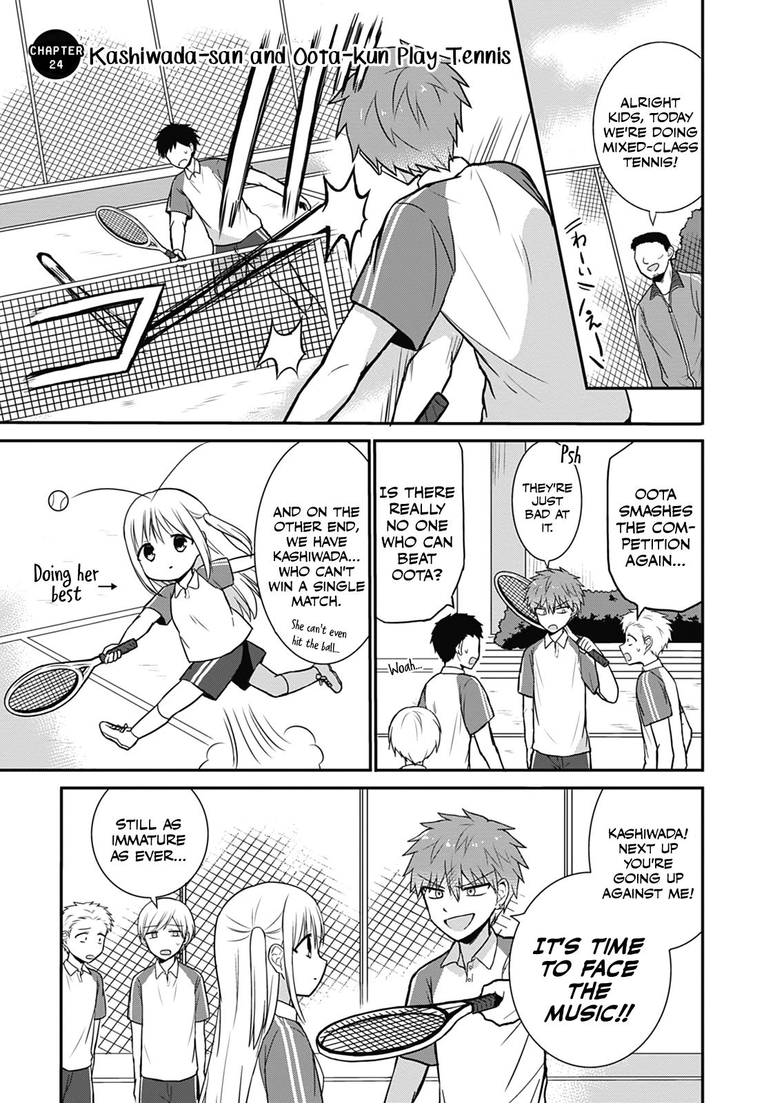 Kao ni Denai Kashiwada-san to Kao ni Deru Oota-kun Chap 24 - Next Chap 25