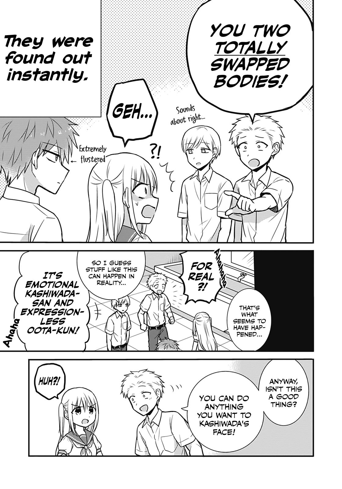 Kao ni Denai Kashiwada-san to Kao ni Deru Oota-kun Chap 25.5 - Next Chap 26.5