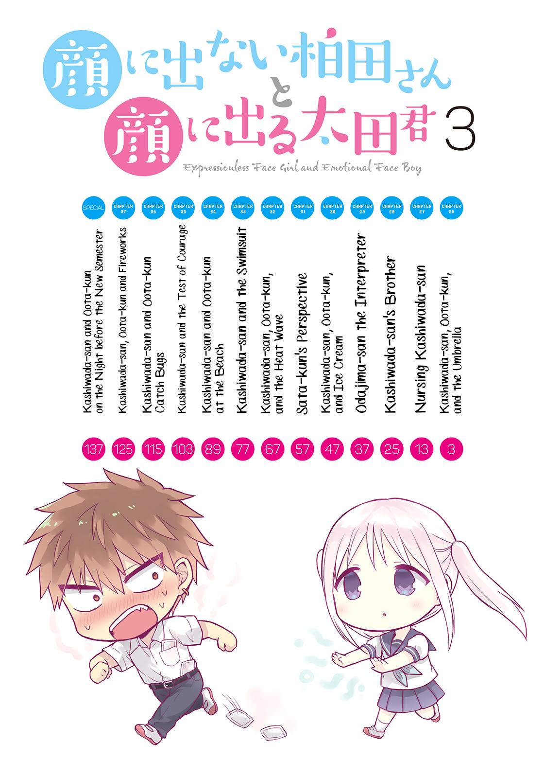 Kao ni Denai Kashiwada-san to Kao ni Deru Oota-kun Chap 26 - Next Chap 27
