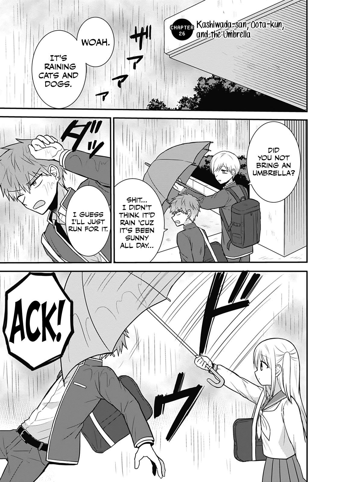 Kao ni Denai Kashiwada-san to Kao ni Deru Oota-kun Chap 26 - Next Chap 27