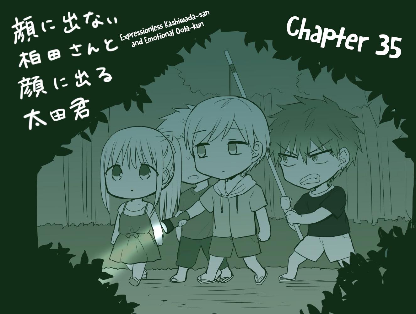 Kao ni Denai Kashiwada-san to Kao ni Deru Oota-kun Chap 35 - Next Chap 36