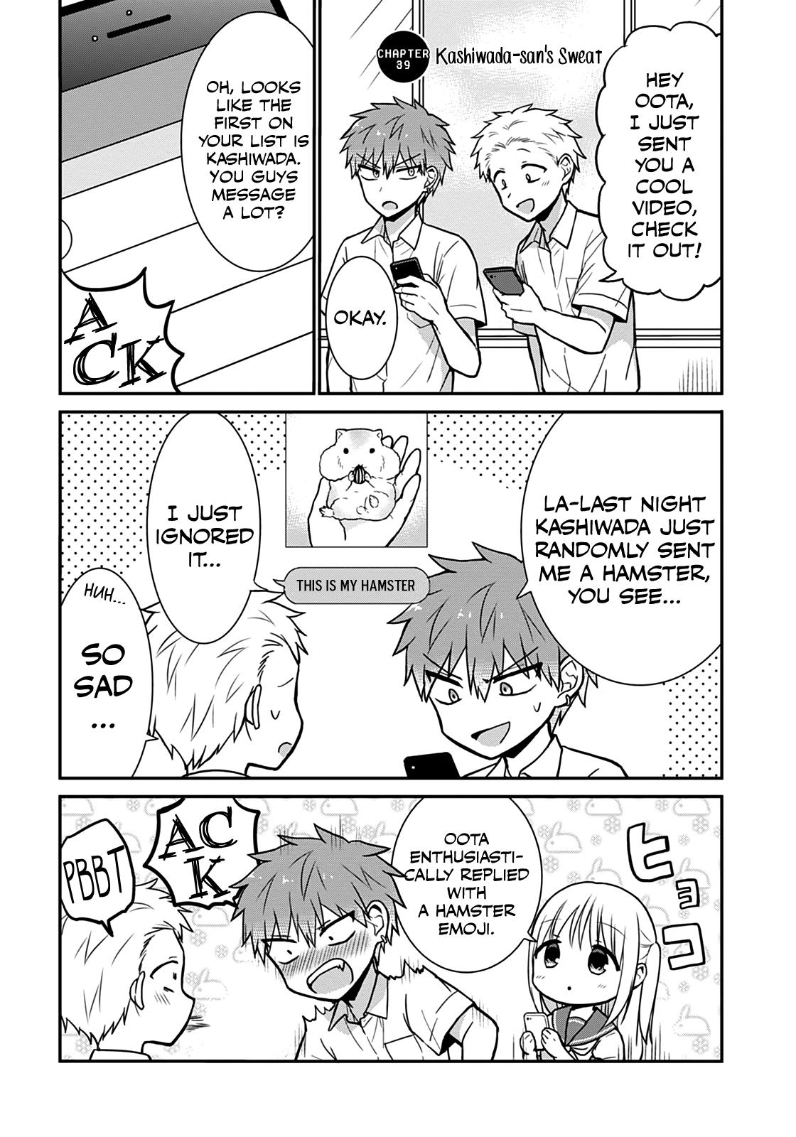 Kao ni Denai Kashiwada-san to Kao ni Deru Oota-kun Chap 39 - Next Chap 40