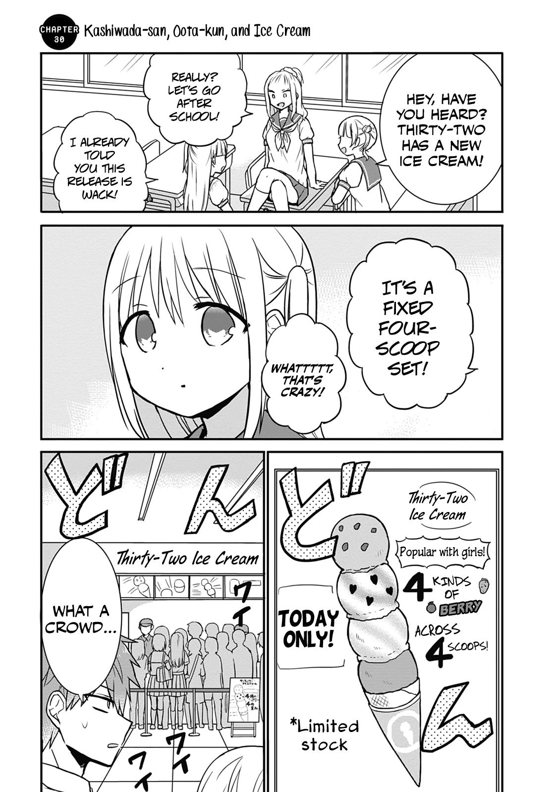 Kao ni Denai Kashiwada-san to Kao ni Deru Oota-kun Chap 30 - Next Chap 31