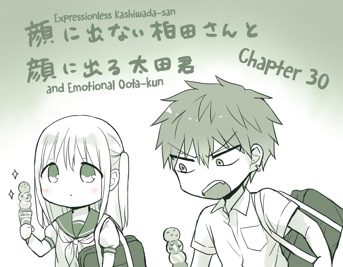 Kao ni Denai Kashiwada-san to Kao ni Deru Oota-kun Chap 30 - Next Chap 31